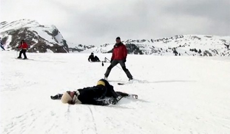 Avant de s'élancer sur les pistes